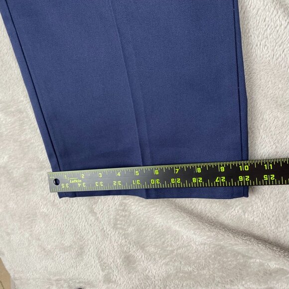 Dickies Men's 874 Work Pants 50X30 Navy Original Fit Polyester Cotton Durable - Picture 4 of 14